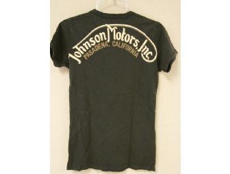 Johnson Motors Women's Black T-Shirt