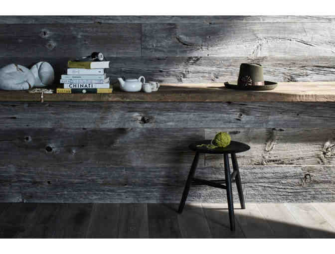 Handmade Black Walnut Dinner Stool from Sawkille Co.