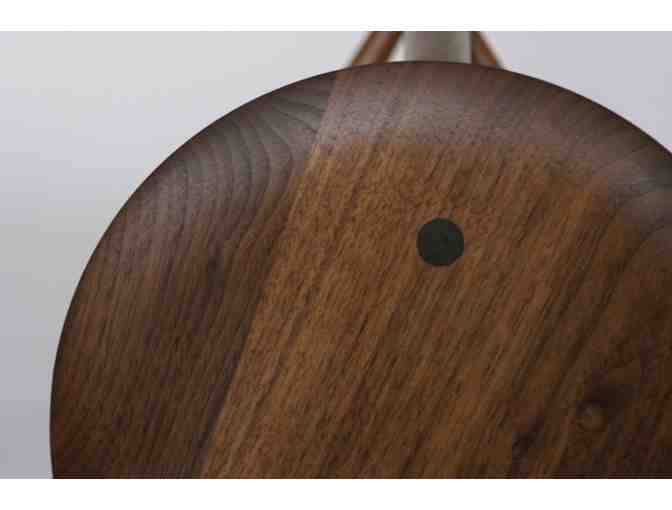 Handmade Black Walnut Dinner Stool from Sawkille Co.