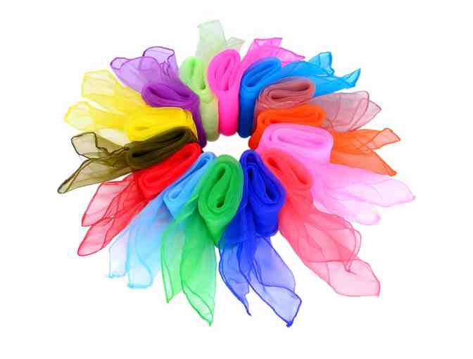 Circus Basket with Aerial Silk, Juggling Scarves & More!