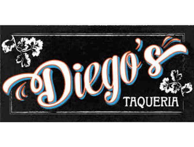 $25 Gift Certificate to Diego's Taqueria in Kingston, NY