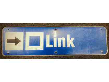 Tin Link Sign