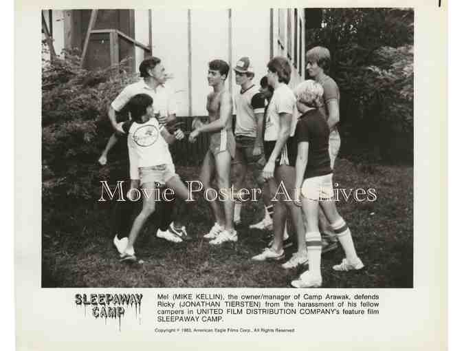 SLEEPAWAY CAMP, 1983 8x10 still set of 5, Jonathan Tiersten, Felissa Rose, Mike Kellin.