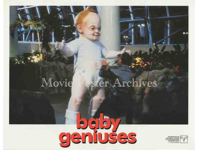 BABY GENIUSES, 1999 11x14 LC set, Kathleen Turner, Christopher Lloyd, Kim Cattrall.
