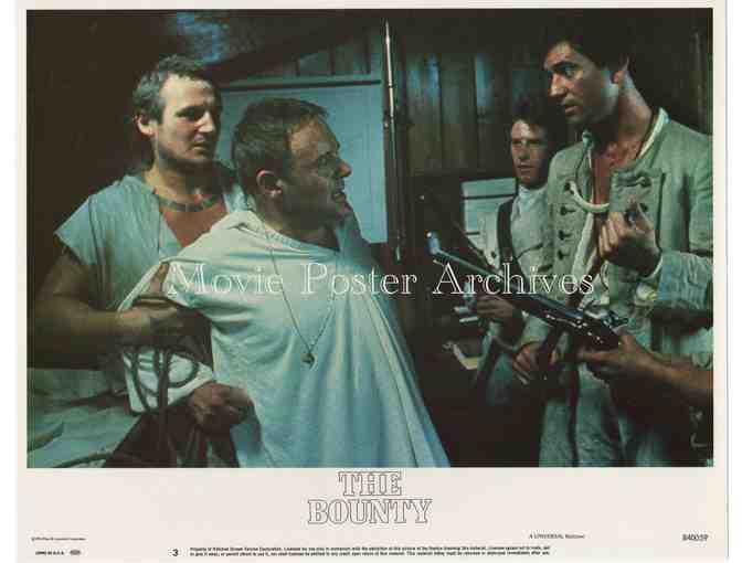 BOUNTY, 1984 11x14 LC set, Mel Gibson, Anthony Hopkins, Laurence Olivier, Liam Neeson.