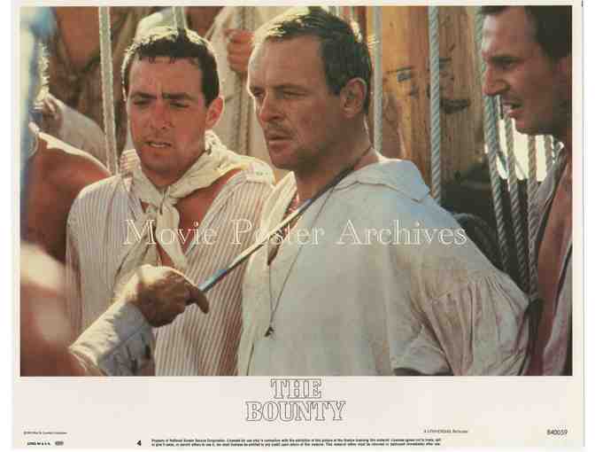 BOUNTY, 1984 11x14 LC set, Mel Gibson, Anthony Hopkins, Laurence Olivier, Liam Neeson.