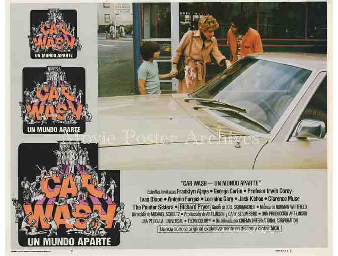 CAR WASH, 1976 11x14 LC set, Richard Pryor, George Carlin and the Pointer Sisters