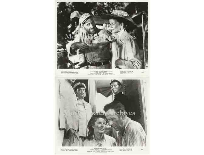 AFRICAN QUEEN, 1952, 8x10 Stills, Humphrey Bogart, Katharine Hepburn, Robert Morley.