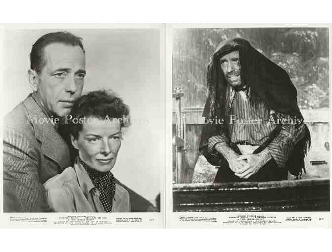 AFRICAN QUEEN, 1952, 8x10 Stills, Humphrey Bogart, Katharine Hepburn, Robert Morley.