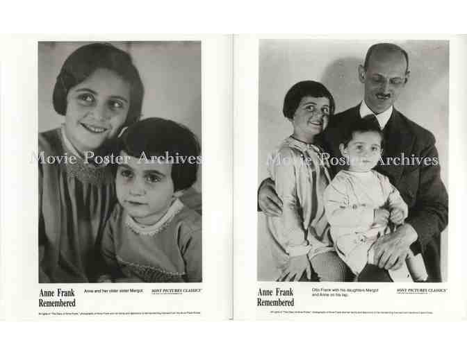 ANNE FRANK REMEMBERED, 1995, 8x10 Stills, WWII documentary