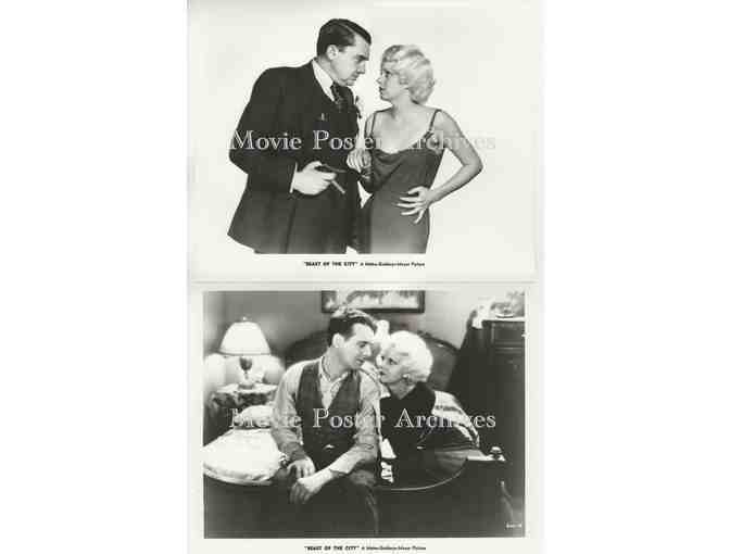 BEAST OF THE CITY, 1932, 8x10 Stills, Jean Harlow, Walter Huston, Mickey Rooney.