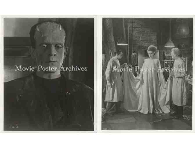 BRIDE OF FRANKENSTEIN, 1935, 8x10 Stills, Boris Karloff, Colin Clive, Valerie Hobson, E.E. Clive.