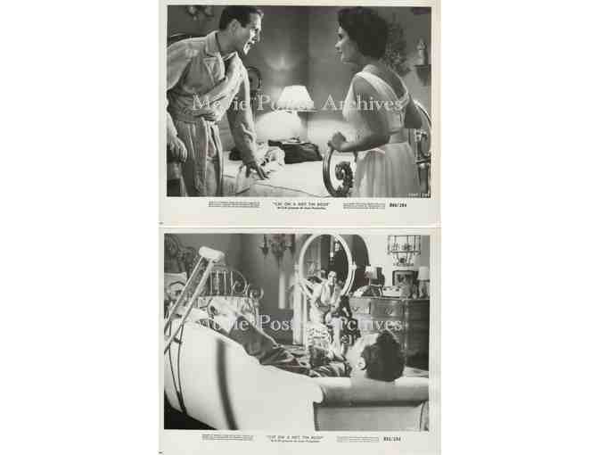 CAT ON A HOT TIN ROOF, 1958, 8x10 Stills, Paul Newman, Elizabeth Taylor, Burl Ives.