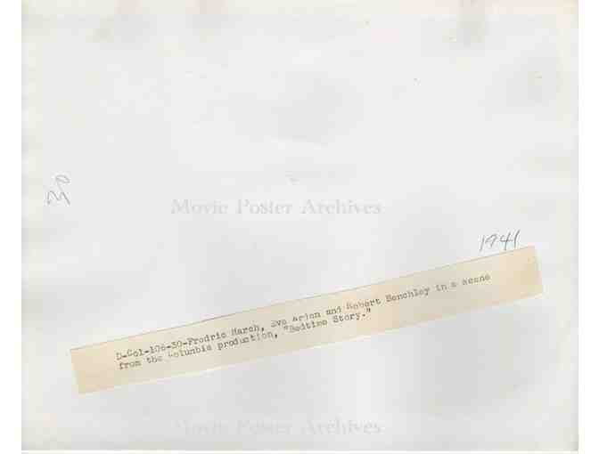 BEDTIME STORY, 1941, 8x10 Stills, Fredric March, Loretta Young, Robert Benchley.