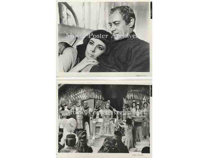 CLEOPATRA, 1963, 8x10 Stills, Elizabeth Taylor, Richard Burton, Rex Harrison, Roddy McDowall