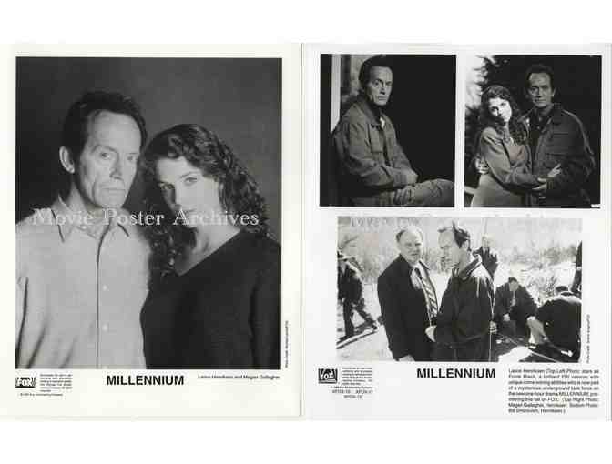 MILLENNIUM, 8x10 studio stills, Lance Henriksen, Megan Gallagher, Terry OQuinn, Brittany Tiplady