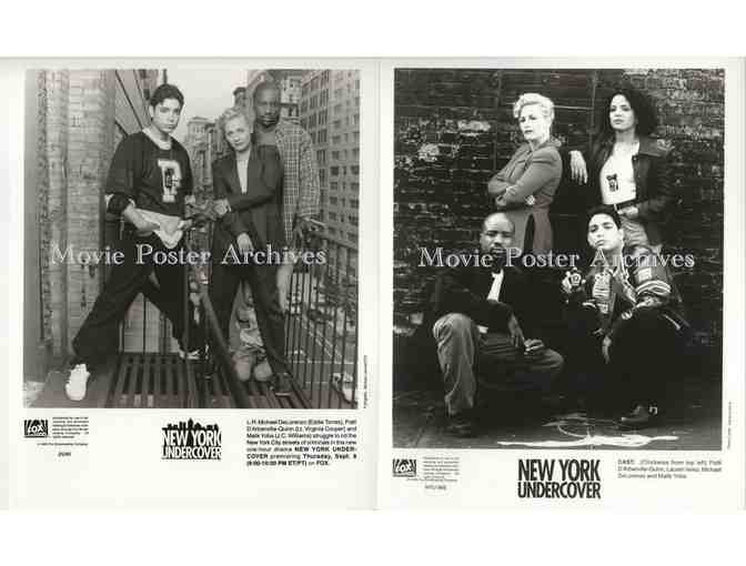 NEW YORK UNDERCOVER, 8x10 promo stills, Malik Yoba, Michael DeLorenzo, Patti Darbanville