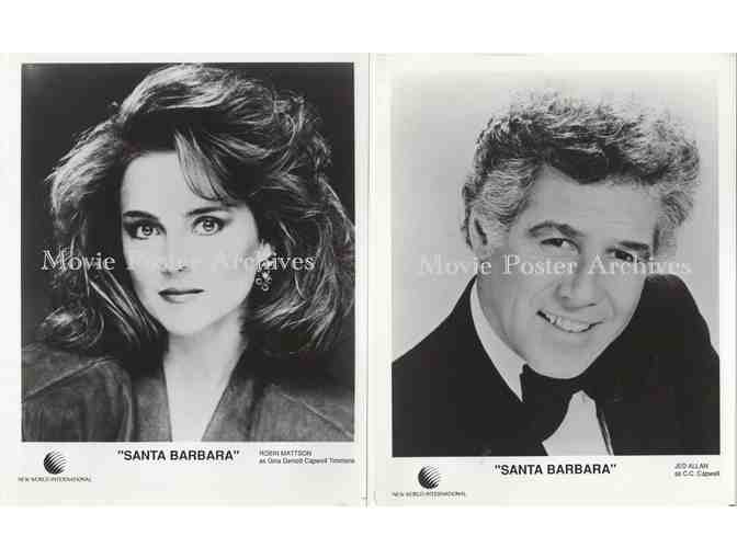 SANTA BARBARA, 8x10 studio stills, A. Martinez, Marcy Walker, Jed Allan Judith McConnell