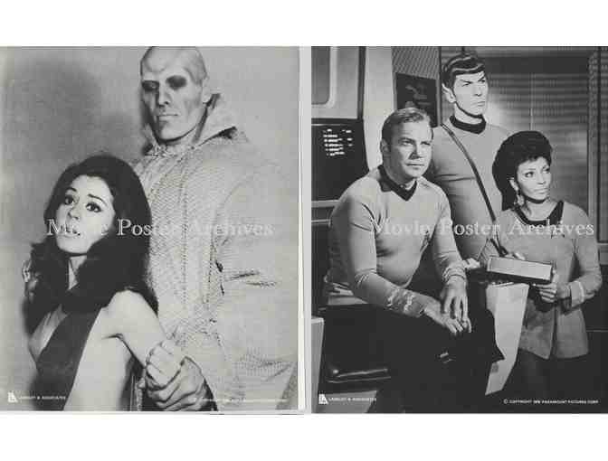 STAR TREK, 8x10 Langley prints, Leonard Nimoy, William Shatner, DeForest Kelley, Nichelle Nichols.