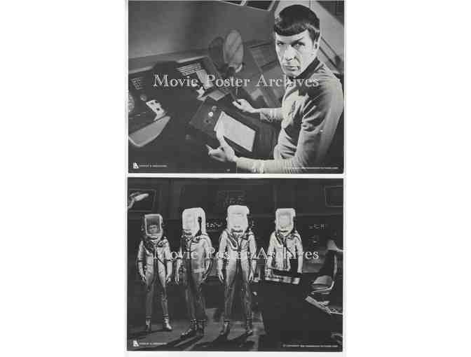 STAR TREK, 8x10 Langley prints, Leonard Nimoy, William Shatner, DeForest Kelley, Nichelle Nichols.