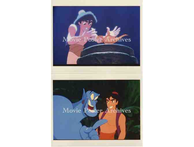 ALADDIN, 1992 8x10 color photos, Walt Disney animation, Robin Williams, Gilbert Gottfried