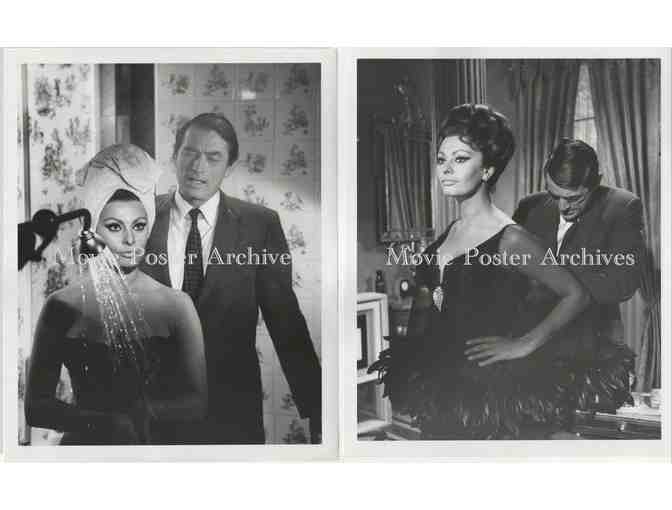 ARABESQUE, 1966, 8x10 stills, Gregory Peck, Sophia Loren, Alan Badel, Kieron Moore