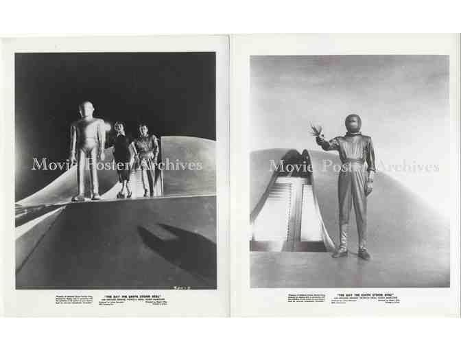 DAY THE EARTH STOOD STILL, 1951, 8x10 stills, classic sci-fi, Michael Rennie, Patricia Neal