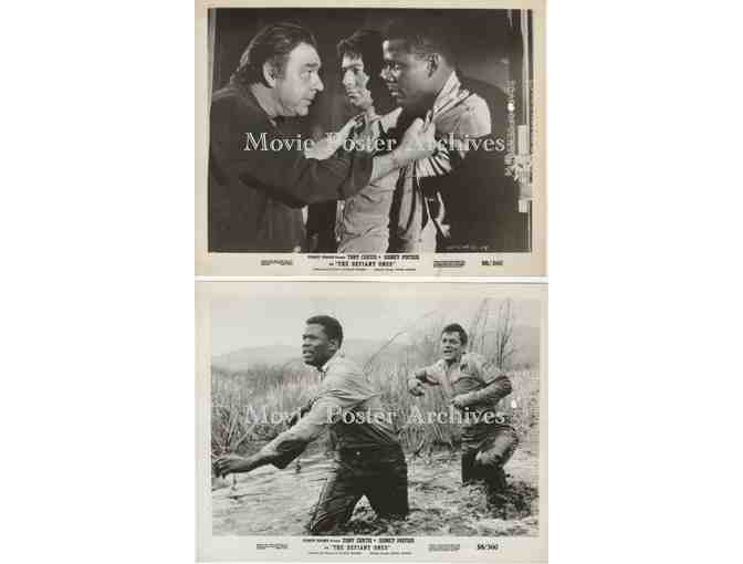 DEFIANT ONES, 1958, 8x10 stills, Tony Curtis, Sidney Poitier, Lon Chaney, Jr., Claude Akins.