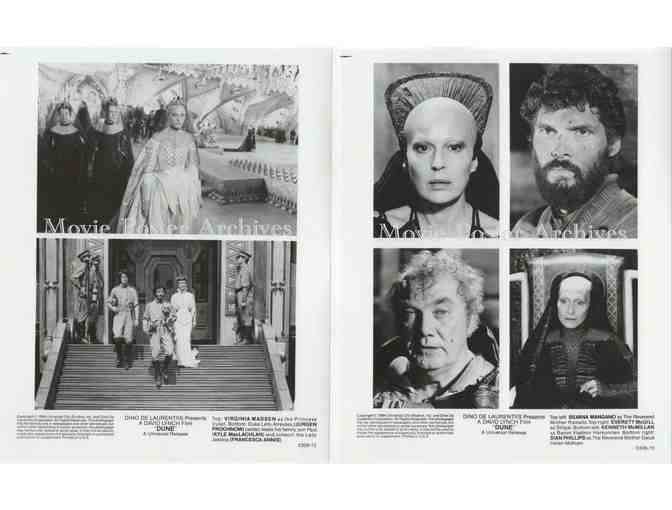 DUNE, 1984, 8x10 production stills, Kyle MacLachlan, Brad Dourif, Max Von Sydow, Sting
