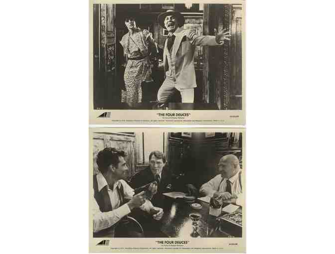 FOUR DEUCES, 1975, 8x10 production stills, Jack Palance, Carol Lynley, Adam Roarke