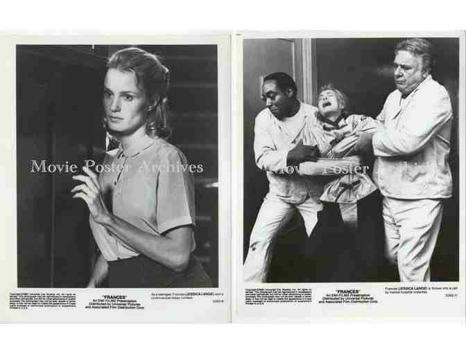 FRANCES, 1982, 8x10 production stills, Jessica Lange, Sam Shepard, Jonathan Banks