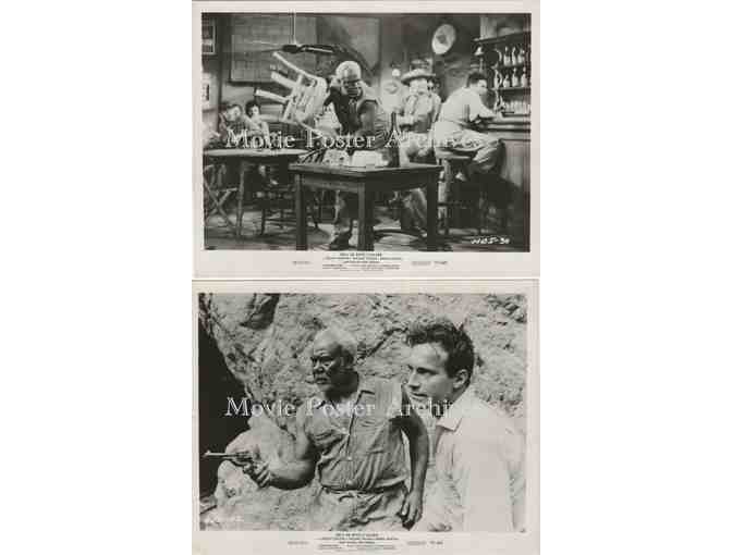 HELL ON DEVILS ISLAND, 1957, 8x10 production stills, Helmut Dantine, William Talman