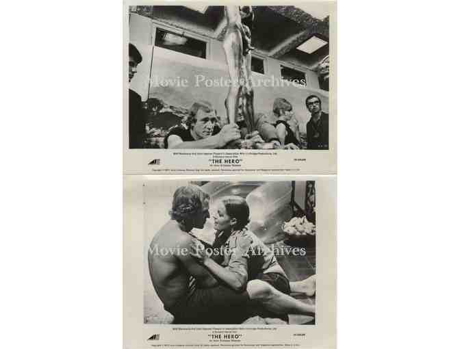 HERO, 1972, 8x10 production stills, Richard Harris, Romy Schneider, Maurice Kaufmann