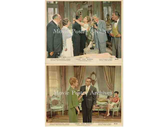 COUNT YOUR BLESSINGS, 1959, Mini Lobby Cards, Deborah Kerr, Maurice Chevalier