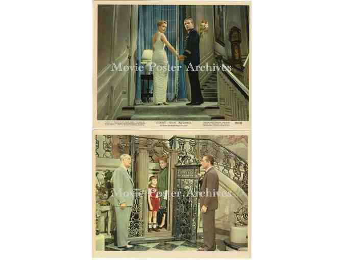 COUNT YOUR BLESSINGS, 1959, Mini Lobby Cards, Deborah Kerr, Maurice Chevalier