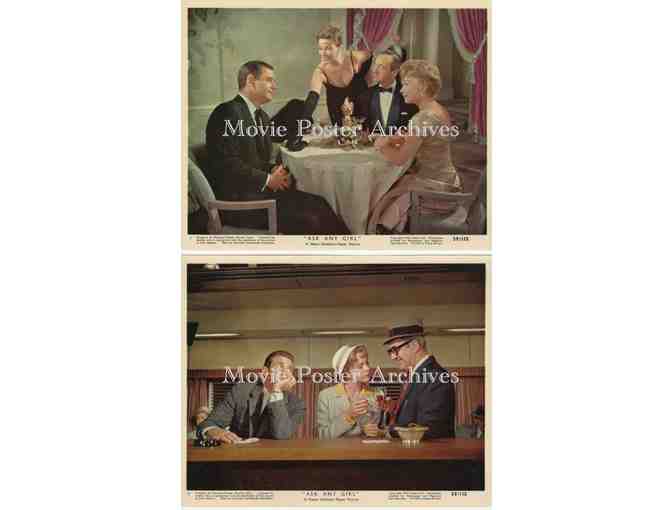 ASK ANY GIRL, 1959, Mini Lobby Cards, David Niven, Shirley MacLaine, Rod Taylor, Jim Backus