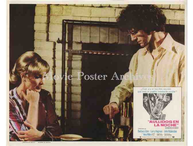 HOWLING IN THE WOODS, 1972, lobby card set, Barbara Eden, Larry Hagman, Vera Miles