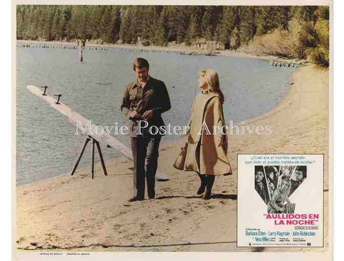 HOWLING IN THE WOODS, 1972, lobby card set, Barbara Eden, Larry Hagman, Vera Miles