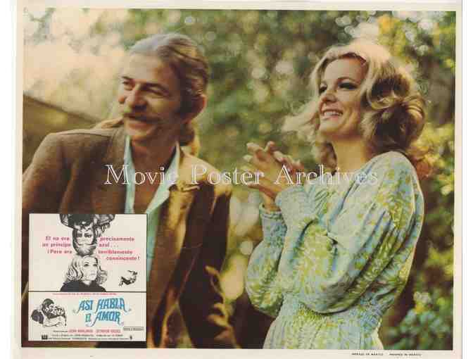 MINNIE AND MOSKOWITZ, 1972, lobby card set, Gena Rowlands, Seymour Cassel, John Cassavetes