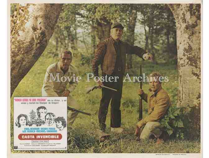 SOMETIMES A GREAT NOTION, 1971, lobby card set, Paul Newman, Henry Fonda, Lee Remick