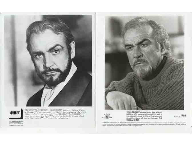 SEAN CONNERY, group of 8x10 classic celebrity portraits and photos