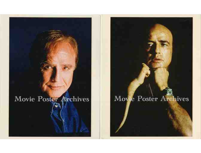 MARLON BRANDO, group of 8x10 color celebrity portraits and photos