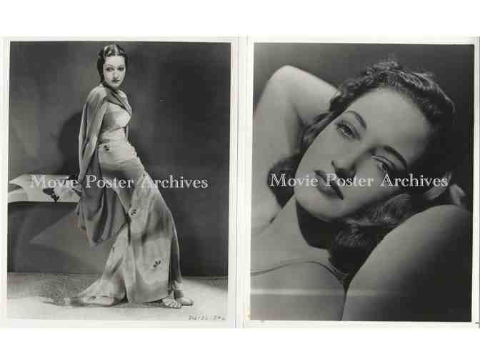 DOROTHY LAMOUR, group of 8x10 classic celebrity portraits and photos