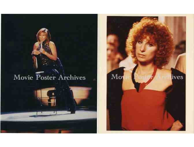 BARBRA STREISAND, group of 8x10 color celebrity portraits and photos