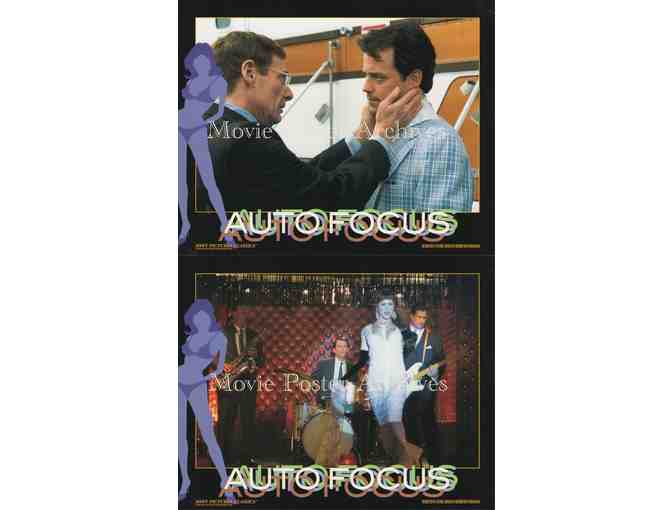 AUTO FOCUS, 2002 8x10 mini lobby cards, Greg Kinnear, Willem Dafoe, Rita Wilson.