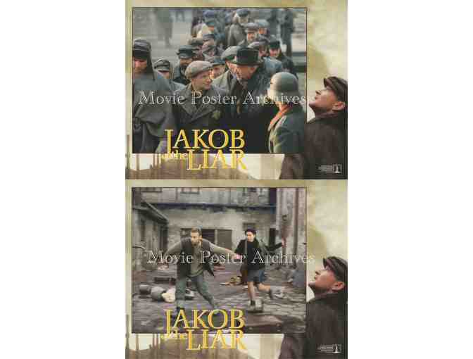 JAKOB THE LIAR, 1999 8x10 mini lobby cards, Robin Williams, Armin Mueller-Stahl.