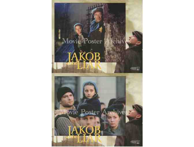 JAKOB THE LIAR, 1999 8x10 mini lobby cards, Robin Williams, Armin Mueller-Stahl.