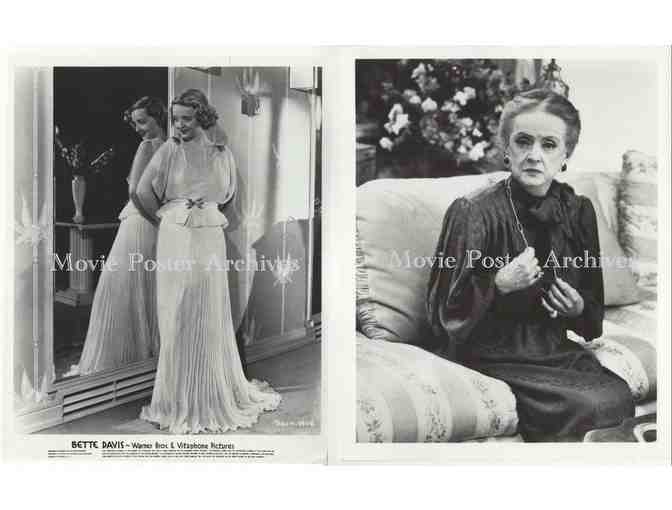 BETTE DAVIS, group of 8x10 classic celebrity portraits and photos
