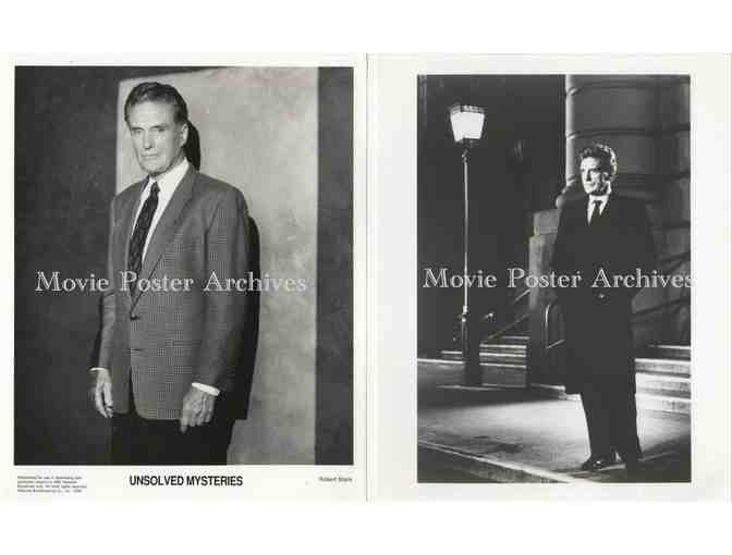 ROBERT STACK, group of 8x10 classic celebrity portraits and photos