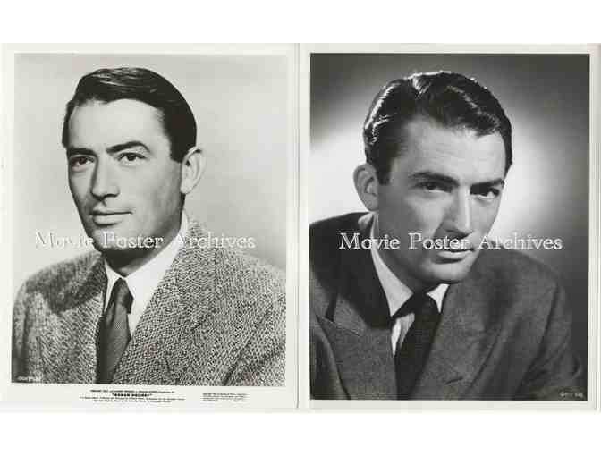 GREGORY PECK, group of 8x10 classic celebrity portraits and photos
